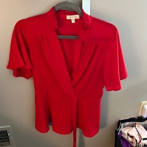 Red blouse-New Without Tags